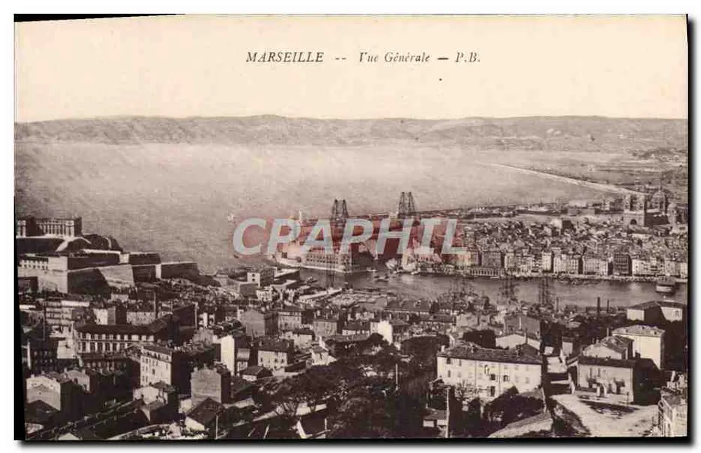 Marselha — Vista Geral — P.B. - Frente