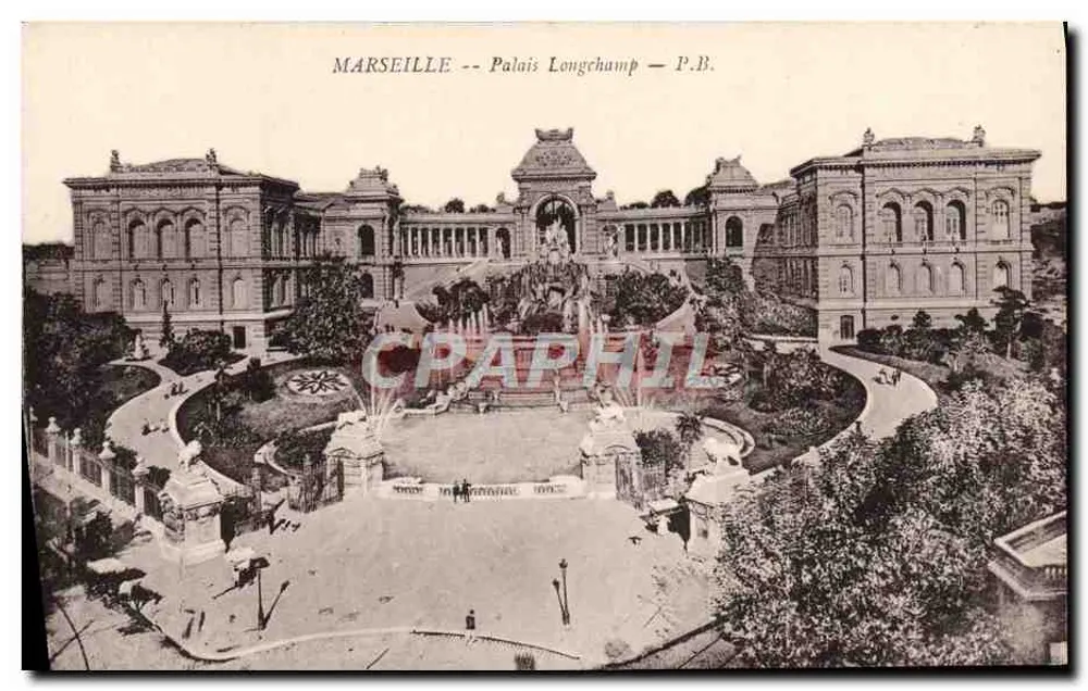 Marseille — Palácio Longchamp — P.B. - Frente