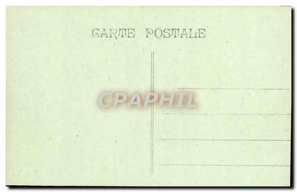 Marseille -- Place Castellane — Fontaine Cantini — P.B. - Rückseite