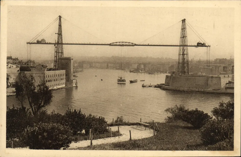 O Ponte Transbordadora — Marselha — Edições d'Art Yvon - Frente
