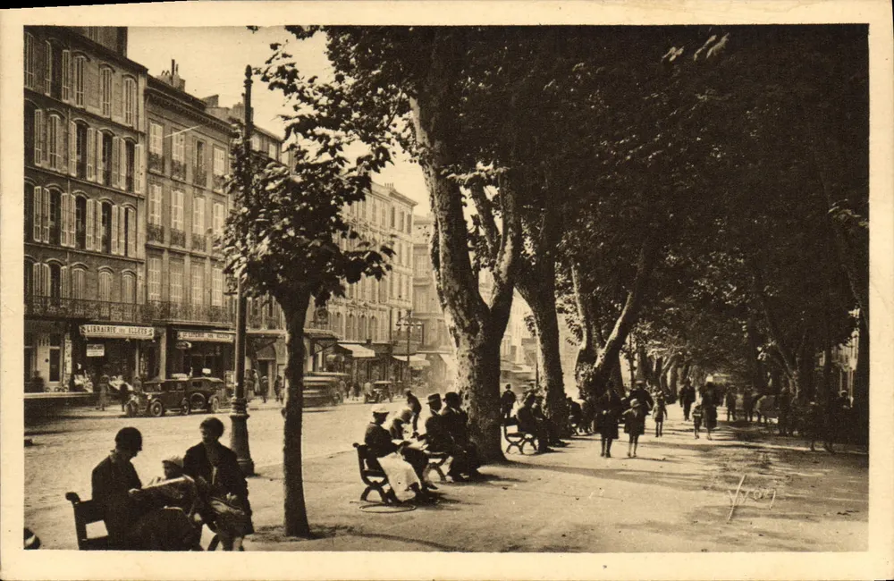 Rue Cannebière - Marseille — Ehemals Allées de Meilhan — Edition Yvon - Vorderseite