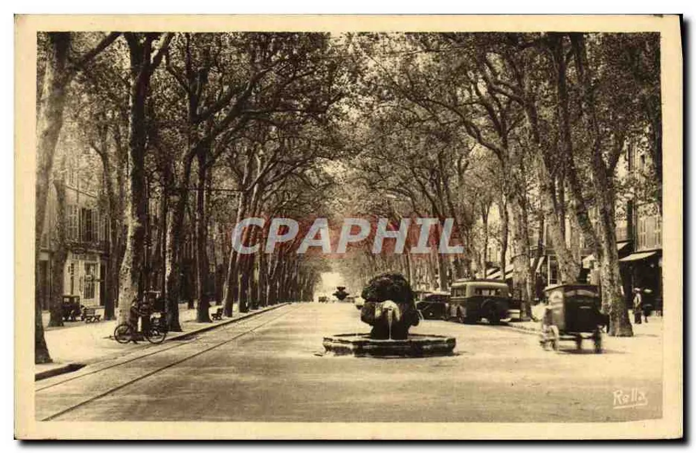 Aix-en-Provence — Le cours Mirabeau — éditeur Rolla - Frente