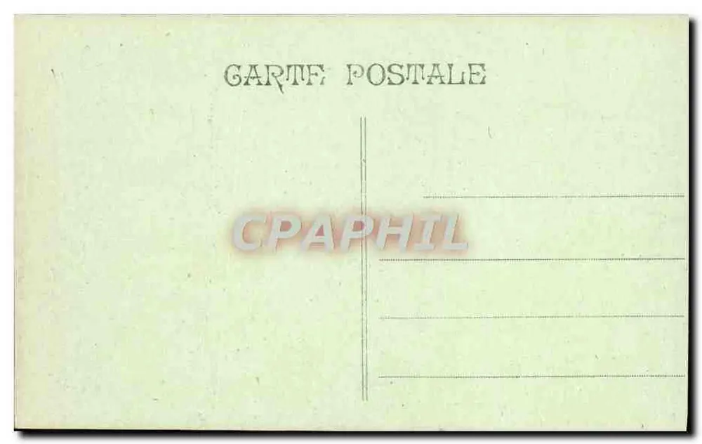 Marseille — Fontaine Cantini — P.B. - Verso
