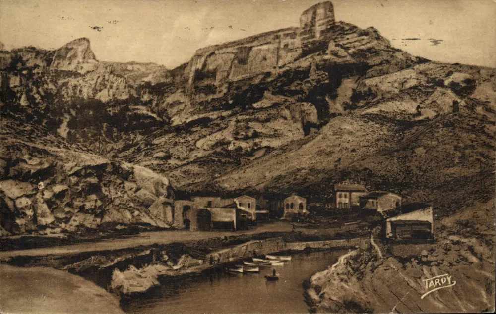 La Calanque de Cannelongue — Provence — veröffentlicht von TARDY - Vorderseite