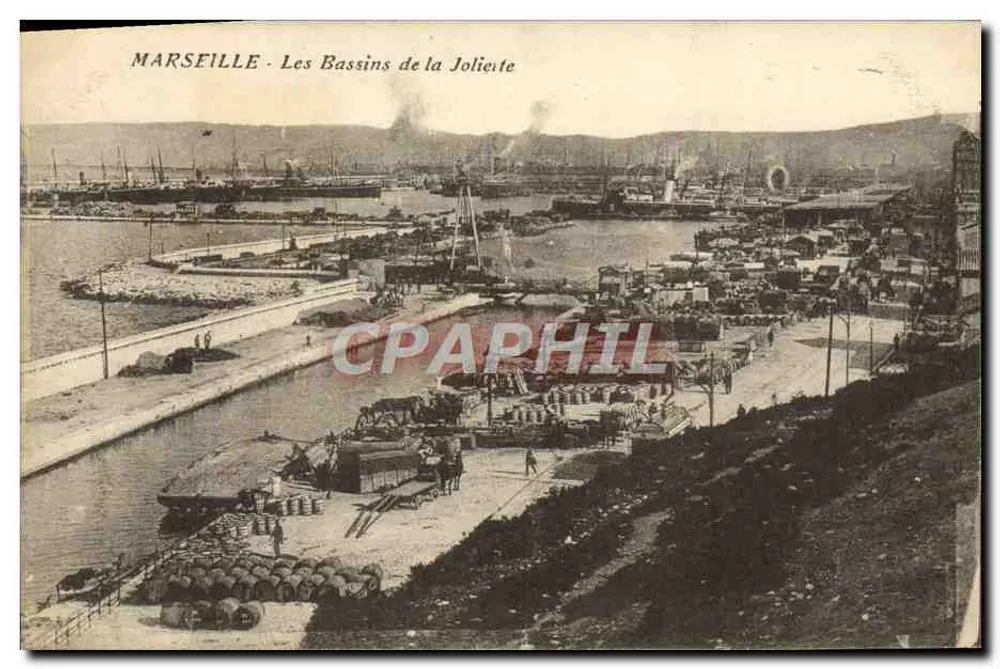 Marseille - Die Bassins de la Joliète - Vorderseite