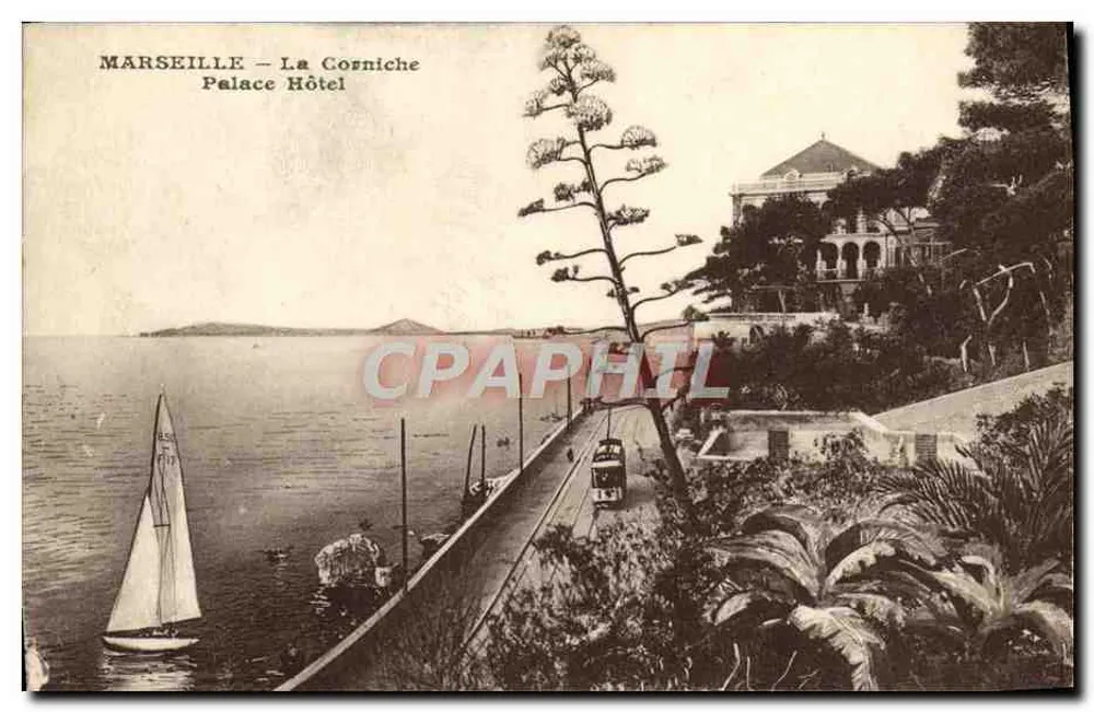 MARSEILLE — A Corniche — Hotel Palace - Frente