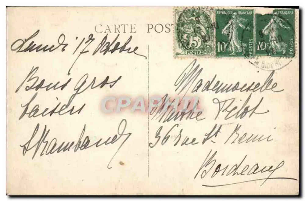 Marselha — Avenidas de Meilhan — editor Sunlight - Verso
