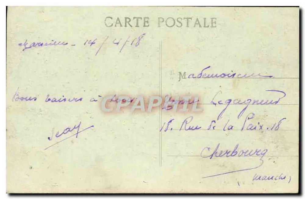 MARSEILLE - Eine Ecke des Alten Hafens — 67 — Z Z - Rückseite