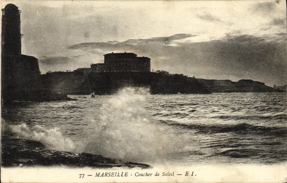 Marselha — Pôr do Sol — E.I. n°77 - Frente