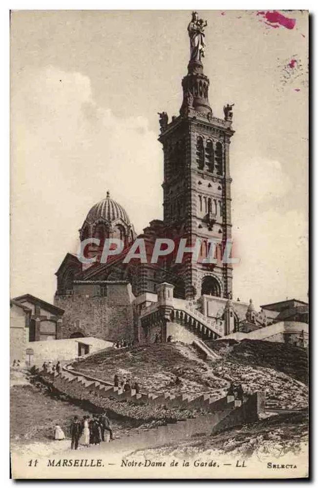 Marseille — Notre-Dame de la Garde — SELECTA - Frente