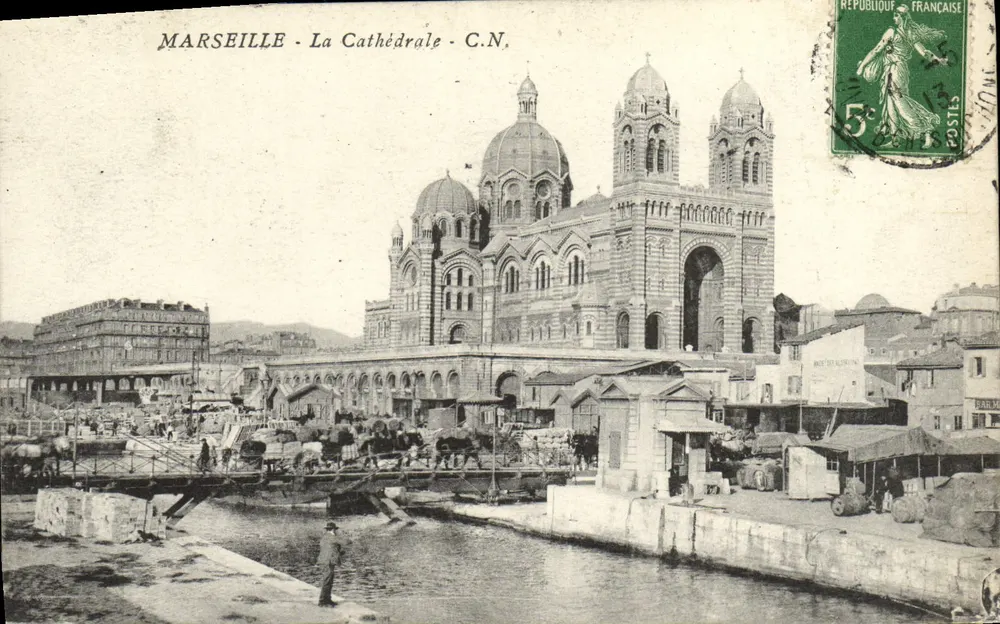 Marseille - A Catedral - C.N. - Frente