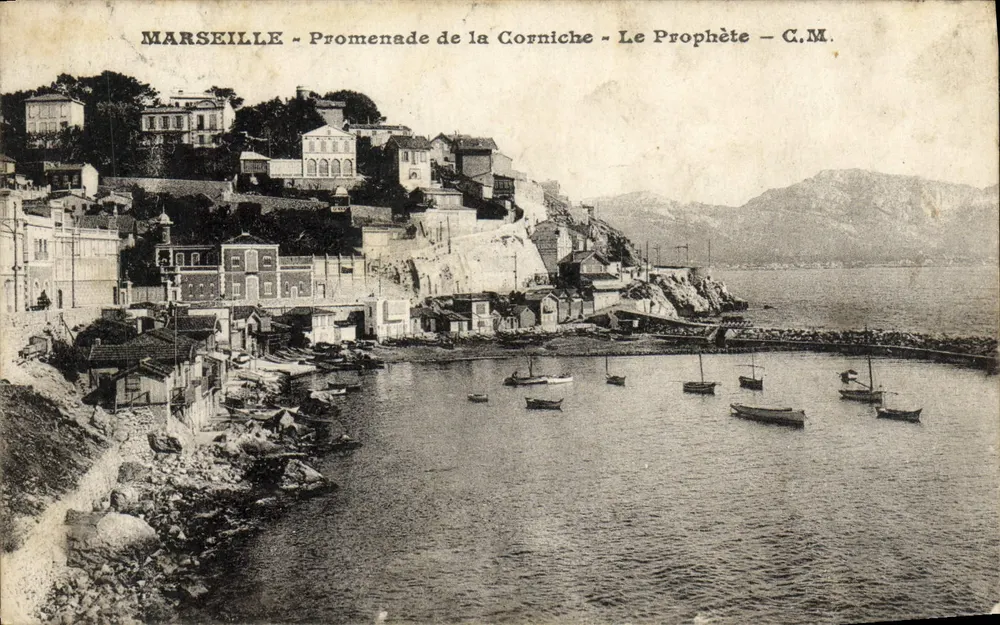 Marselha - Promenade da Corniche - O Profeta - C.M. - Frente