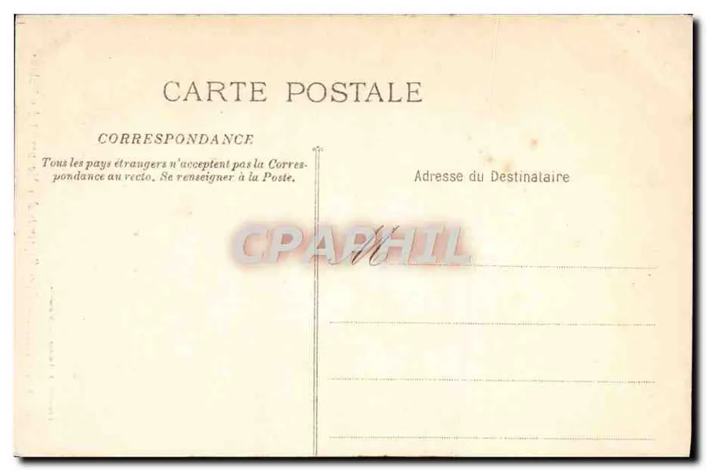 Marseille — Die Reformierten am Denkmal der Mobiles — Phototyp. E. Lacour - Rückseite