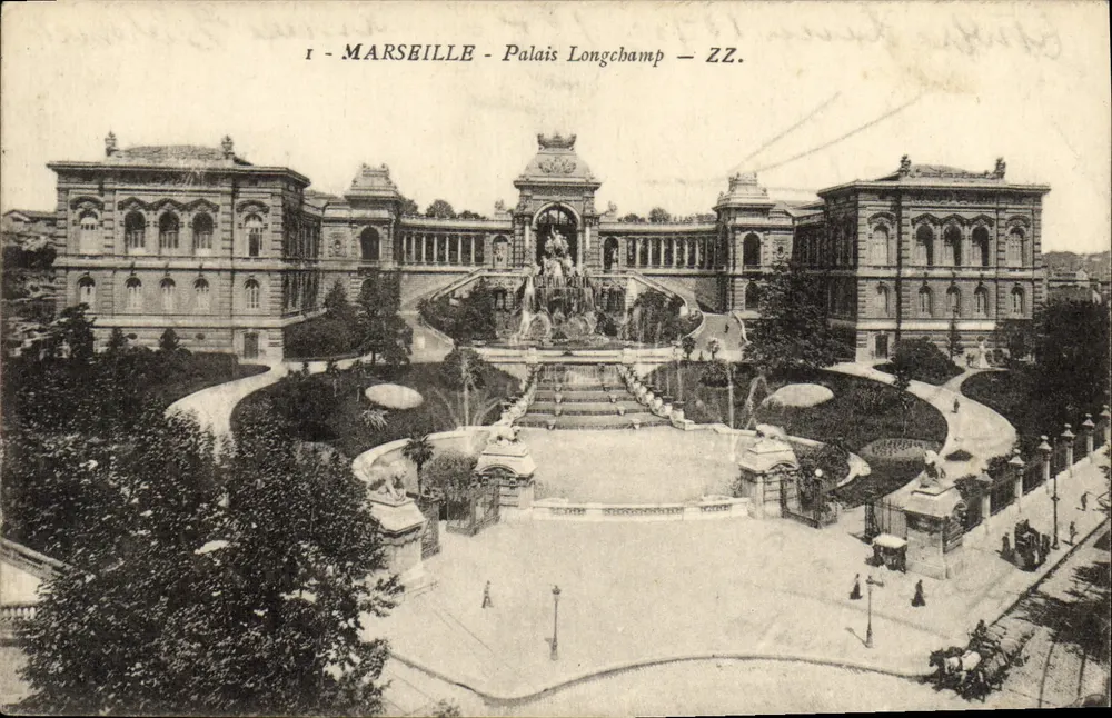 Marselha - Palácio Longchamp — ZZ. - Frente