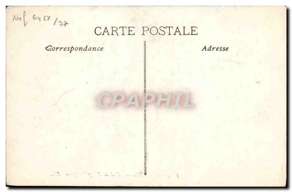 Marselha — Palácio Longchamp — EE. - Verso