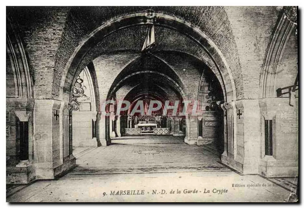 Marselha - Nossa Senhora da Guarda - A Cripta — Edição especial da Bastilha, n°9 - Frente