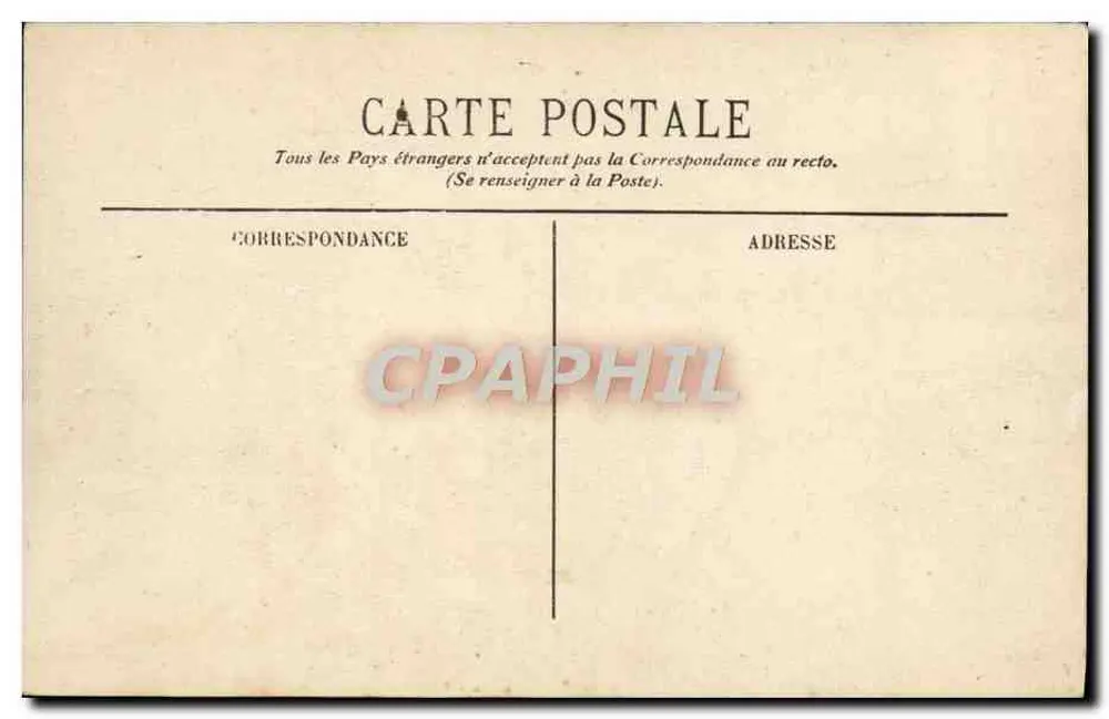 Marseille - The Town Hall — Publisher A.G. Publisher Marseille, no. 9 - Back