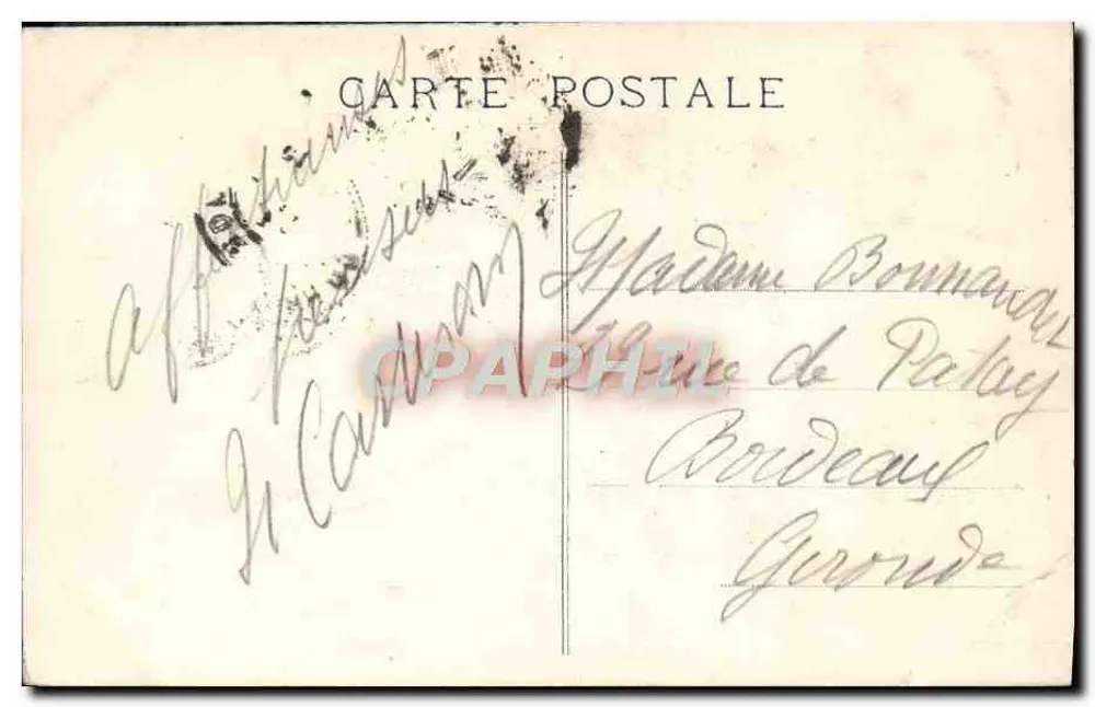 Marseille — La Porte d'Aix — Editor EL, n° 11 - Verso