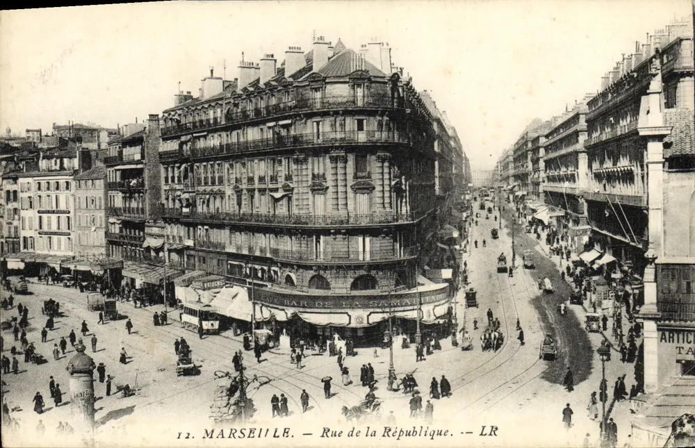 Marseille — Rue de la République — LR - Voorkant