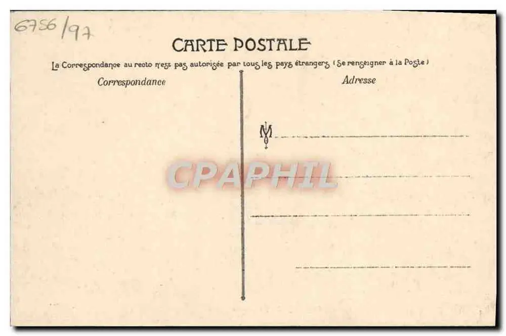 Marselha — Exposição Colonial 1906 — Pavilhão do Congo - Verso