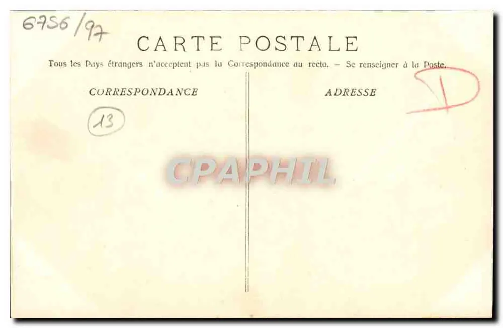 Marseille - Le Prado — Fototipia. E. Lacour — n°15 - Verso