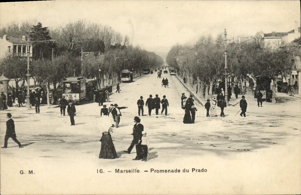 Marseille — Promenade du Prado — G. M. n°16 - Frente