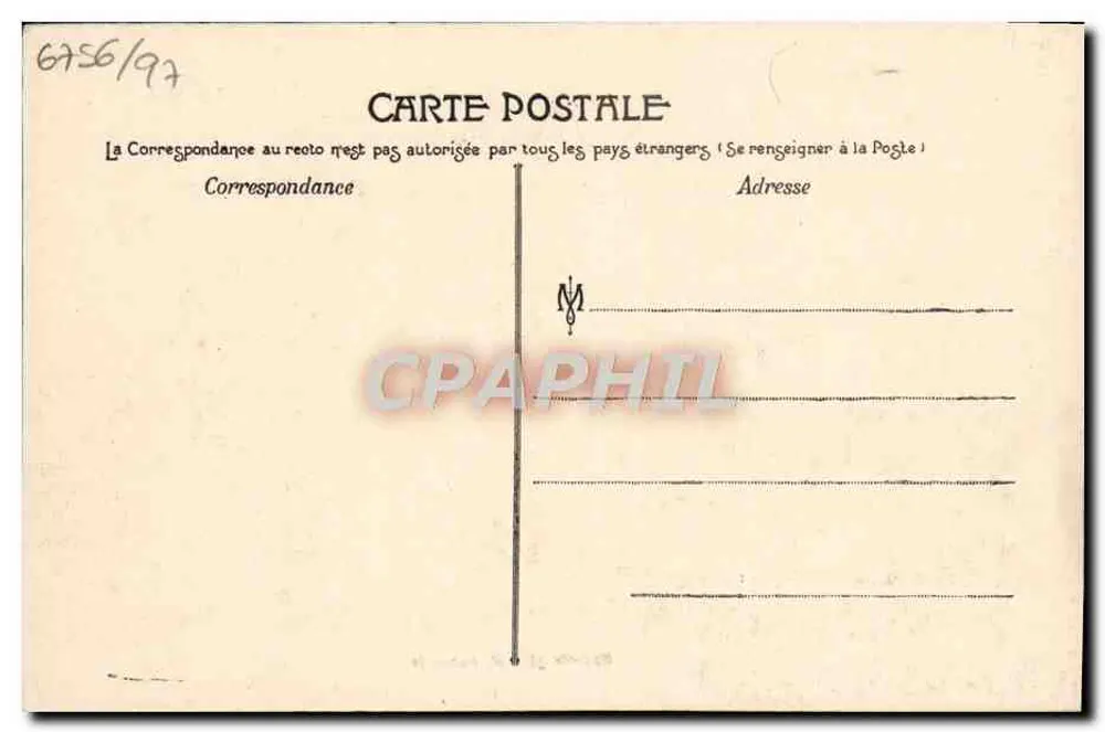 Marselha — Exposição Colonial 1906 — Pavilhão do Laos - Verso