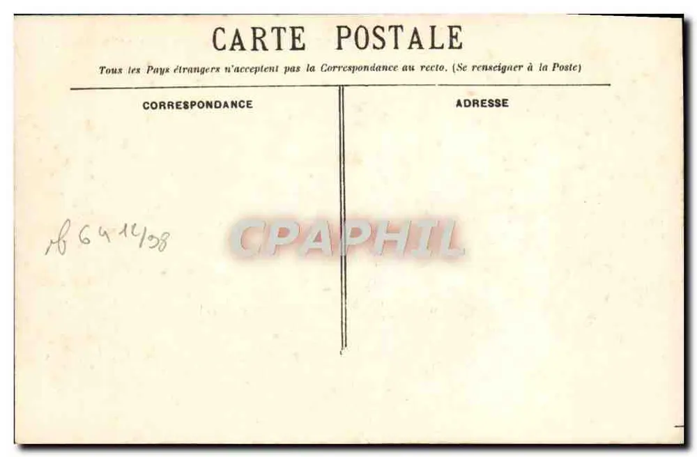 Marseille - Exposição Colonial - Pavilhão de Cochinchina — L.P. 110 - Verso