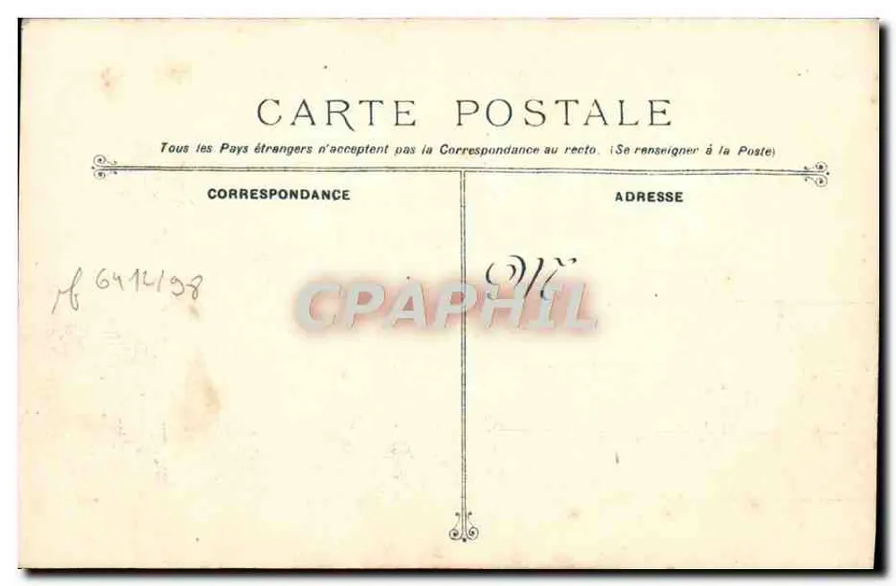 Marseille - Exposição Colonial - Pavilhão da África Ocidental Francesa — L.P. 108 - Verso