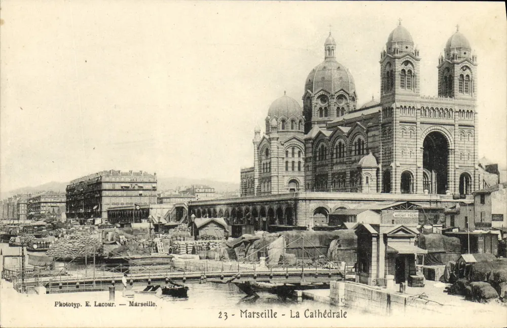 Marselha - A Catedral — Fototip. E. Lacour — n°23 - Frente