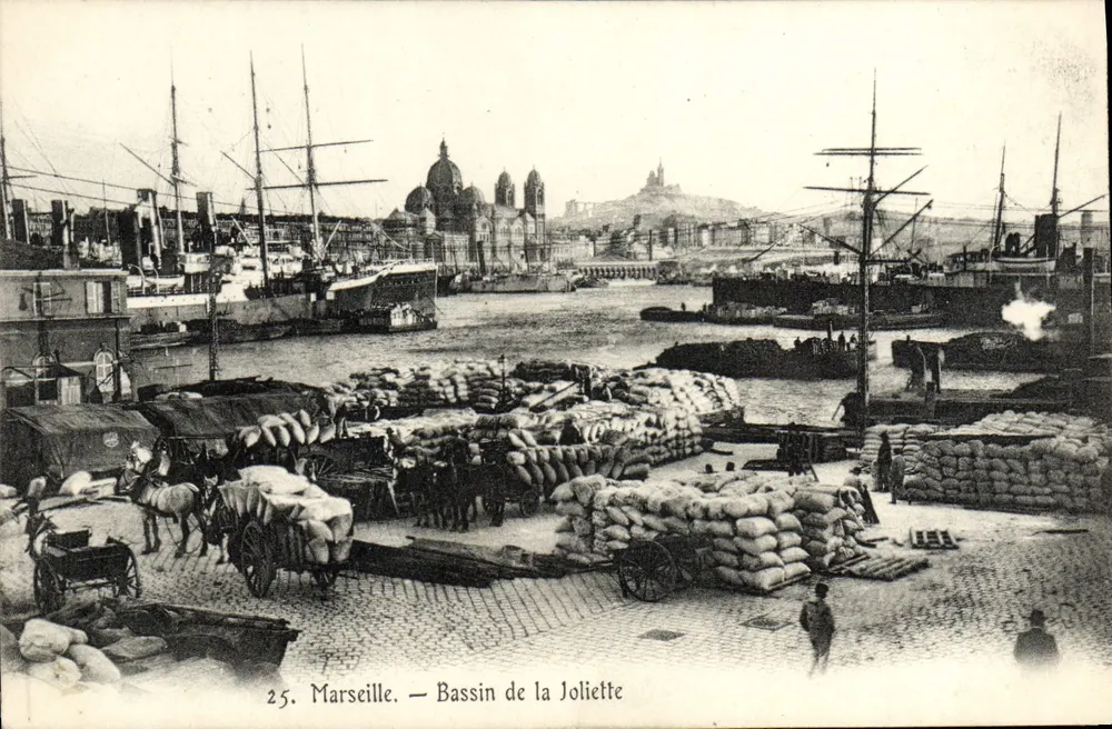 Marseille — Bassin de la Joliette — Verlag unbekannt, Nr. 25 - Vorderseite