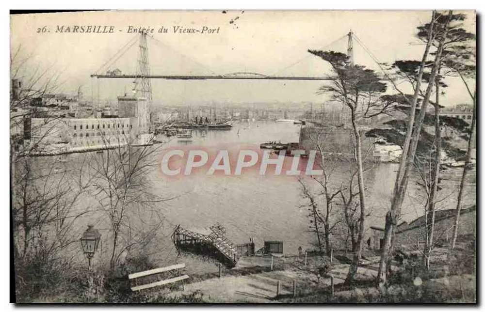 Marseille - Eingang zum Vieux-Port — unbekannter Verlag, n° 26 - Vorderseite