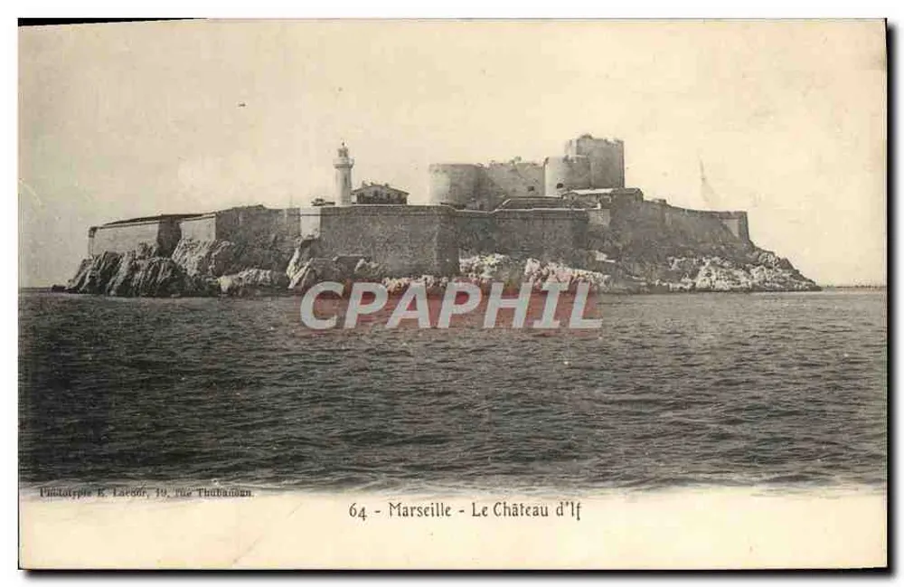 Marselha - O Castelo de If — Panorype R. Laccon, 19, rue Thubanmon - Frente