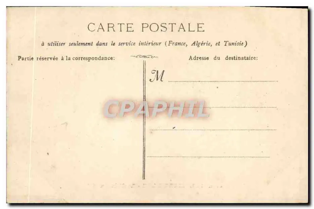 Marselha - O Castelo de If — G.M. 182 - Verso