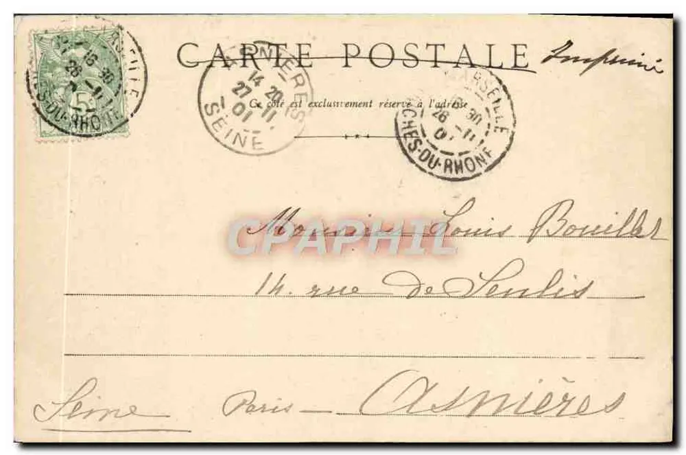 Château d'If — île fortifiée avec phare — éditeur Soncenis, n° non visible - Rewers