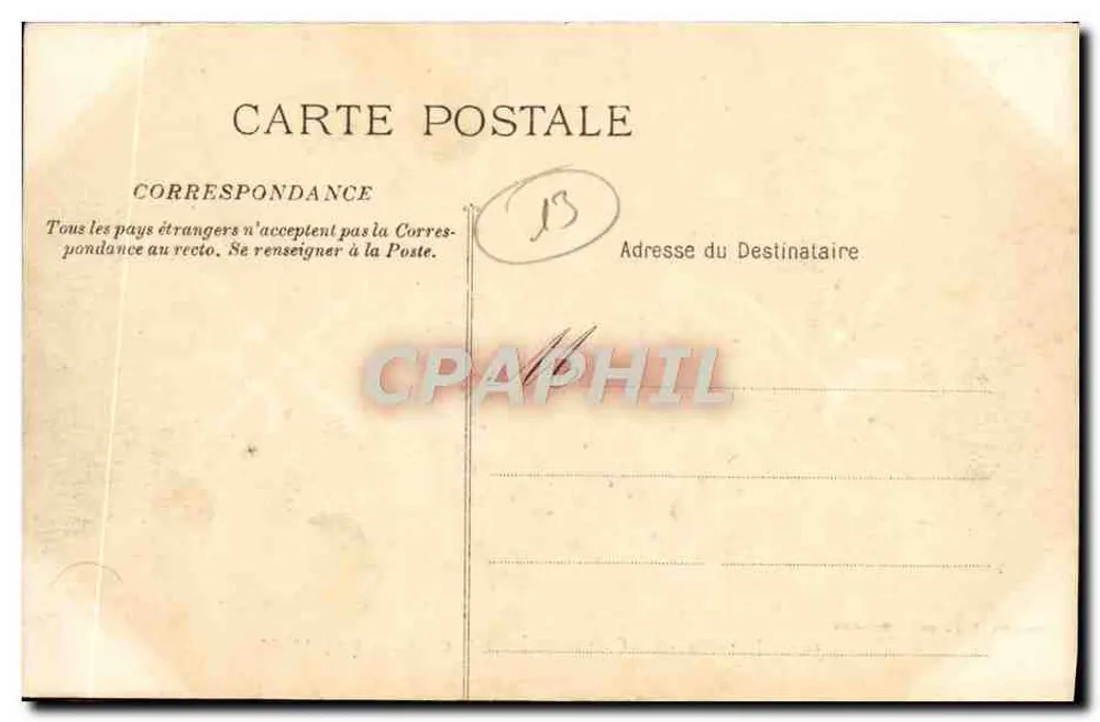 Marseille - Le Quai de la Fraternité (Côté des Augustins) — Phototyp E. Lacouï — n° 509 - Rückseite
