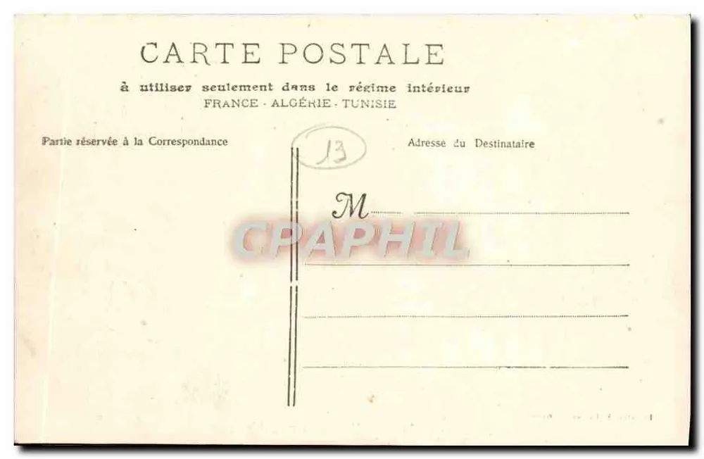Marseille - La Joliette - Ein Landungssteg — Phototyp E. Lacoër — n° 970 - Rückseite