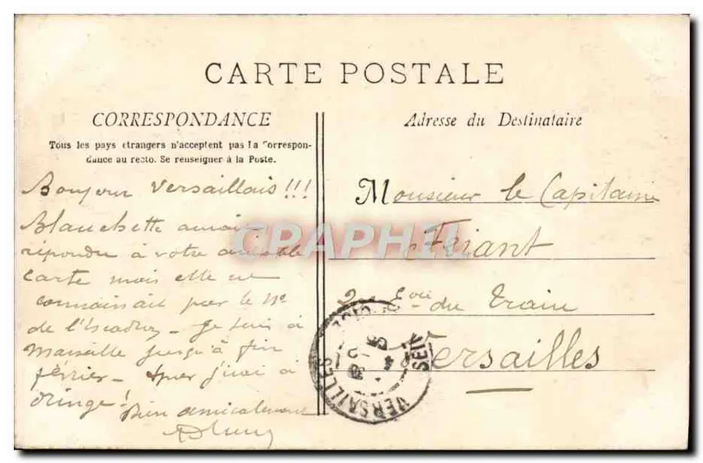 Marseille — O Palácio de Justiça — Edição B. F. - Verso