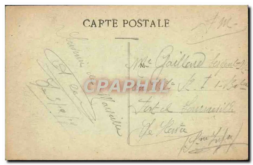 Marseille — Der Quai des Beiges und die Rue de la République — Floréal, n°39 - Rückseite