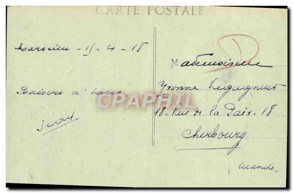 Marselha — Abadia de Saint-Victor — E L. - Verso