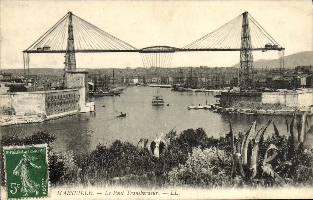 Marselha — O Ponte Transbordeur — LL. - Frente