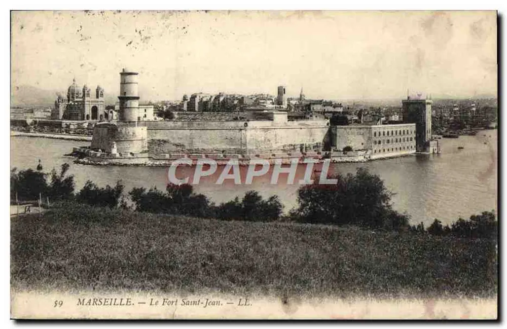 Marseille — Le Fort Saint-Jean — LL. — n°59 - Frente