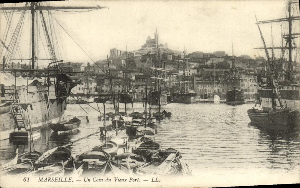 Marseille — Ein Eckchen des Alten Hafens — LL. n°61 - Vorderseite