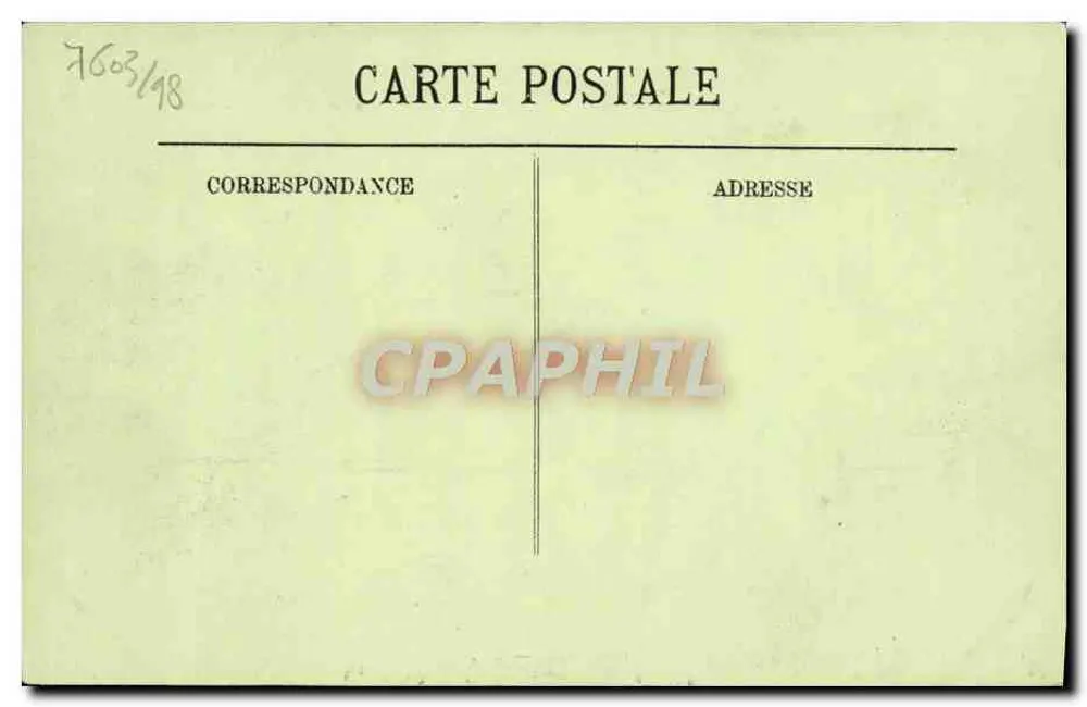 Marseille — Die Mole und der Leuchtturm Susnè-Marie — LL. Nr. 64 - Rückseite