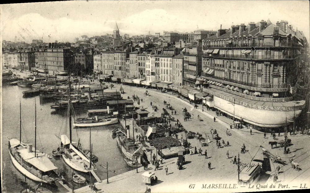 Marseille — Le Quai du Port — éditeur LL, n° 67 - Frente