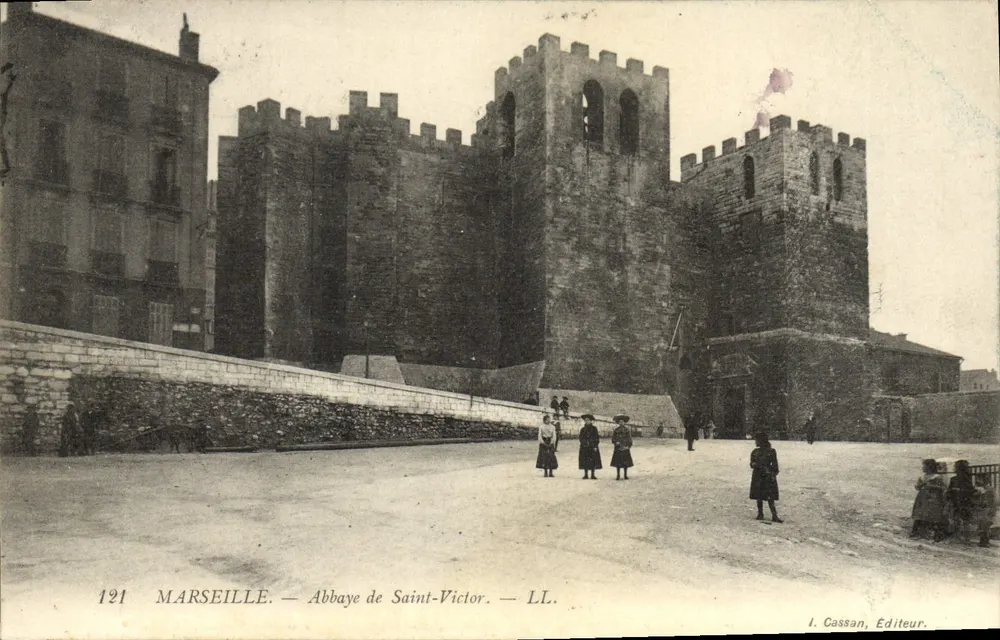 Marseille — Abbezie van Sint-Victor — I. Cassan, Uitgever, n°121 - Voorkant