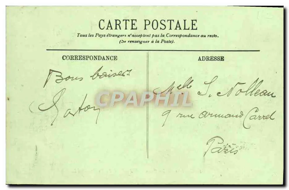 Marseille — La Corniche — La Promenade des Bains du Prado — LL. - Verso