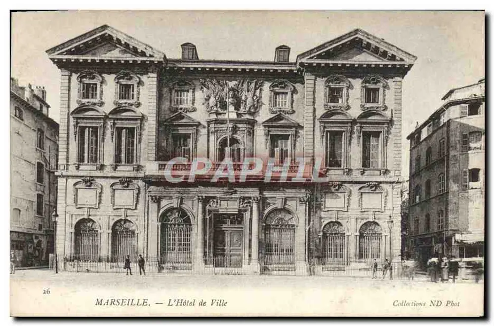 Marsella — Palacio de la Ciudad — Colecciones ND Fot - Anverso