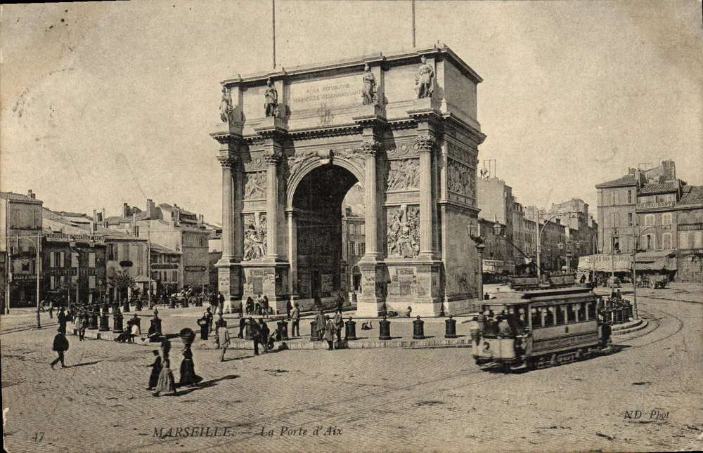 Marselha — A Porta de Aix — N.D. Phot, n°47 - Frente