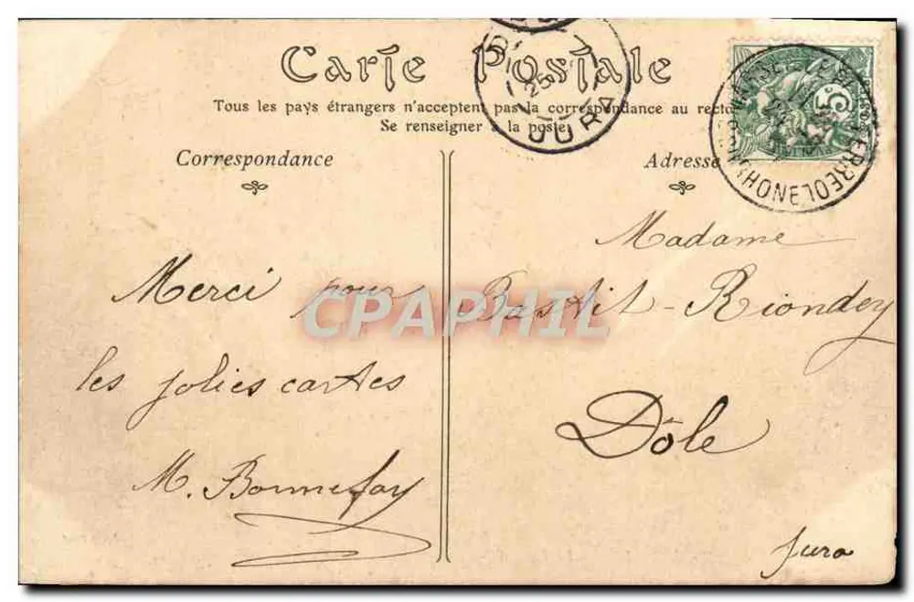 Marselha — A Porta de Aix — N.D. Phot, n°47 - Verso